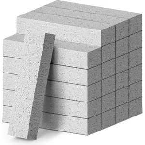24 Pack Pumice Stone, Gray Pumice Stone for Toilet Bowl Cleaning, Scouring Stick for Cleaning Toilet, Bathroom, Kitchen Sink, Grill (Gray)