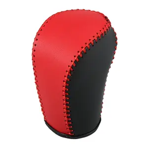 Gear Shifting Knob Cover Automatic Transmission Lever Trim for Honda Civic 10th Gen 2016-2021 PU Leather