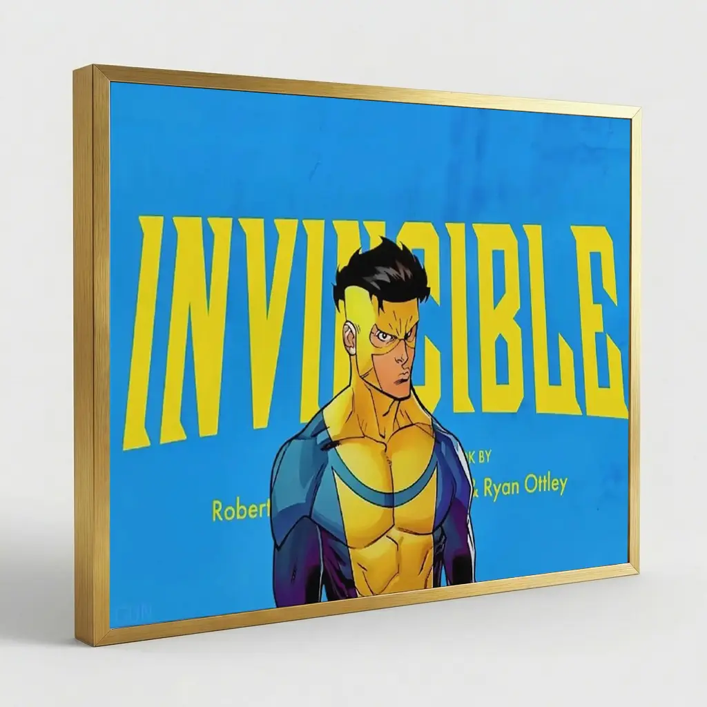 Style-12 Golden Metal Frame