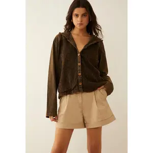 Deena Watson Hooded Patchwork Jacket