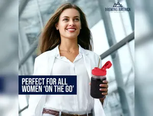 Cold Brew Coffee Maker Kit: Wide Mouth for Coffee, Infused Tea, Alcohol - 1 Quart 32 oz Old Glory Red