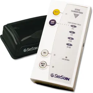 Sport Supply Group SKYSCANX Electronic Lightning-Storm Detector, ABS-Equipped, 0-3 mi Range, 40-70 Hours Usage, Battery-Powered (Metal & Garden Tool Category)