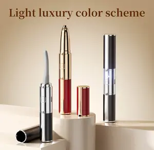 Eyelash Curler and Hair Straightener Combo, Electric Eyelash Clip, 10-Second Quick Heat, 24-Hour Curl, Heated Eyelash Clip, Electric Eyelash Clipper, Rechargeable Eyelash Clip for MakeupMultifunctional Compact Hair Trimmer for Natural Curly Eyelashes, Eye