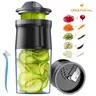 【ONCE FOR ALL】Multifunctional Vegetable Slicer & Shredder veggiesnacks,Adjustable Modes, Easy to Disassemble and Clean. Multi-Functional Rotary Cheese Vegetable Cutter Set, Kitchen, Utensils, Detachable, Vegetable Cutting Slicer, Kitchenware