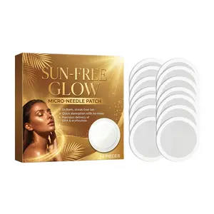 Sun Free Glow Patch, 2026 New Professional Sun Free Glow Tanning Patches, Enhances Natural Tan, Natural Looking Glow, Bronzing, Suitable for All Skin Types 14pcs/Box