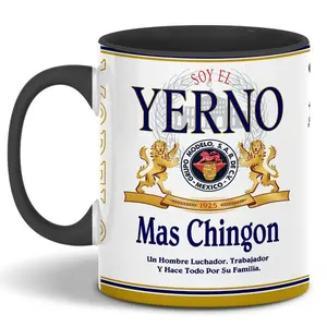 El Yerno Mas Chingon Coffee Mug, Christmas Birthday Gifts For Son-in-Law, Yerno Modelo Coffee Cup, Fathers Day Gift Ideas Tea Cup, Gifts Birthday NA18