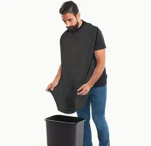 1pc Men's Beard Shaving Apron - Grooming Accessories And Gifts For Fathers And Husbands - With Two Suction Cups, New Year And Christmas Gift For Men Or Dad