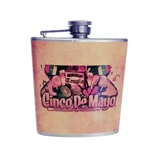 Cinco de Mayo Celebration 6 oz Hip Flask
