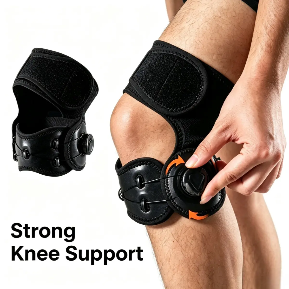 Knee Brace for Running Sports Knee Support Compression Sleeve Thin Breathable Nylon Elastic Unisex Men Women Exercise Gym Workout