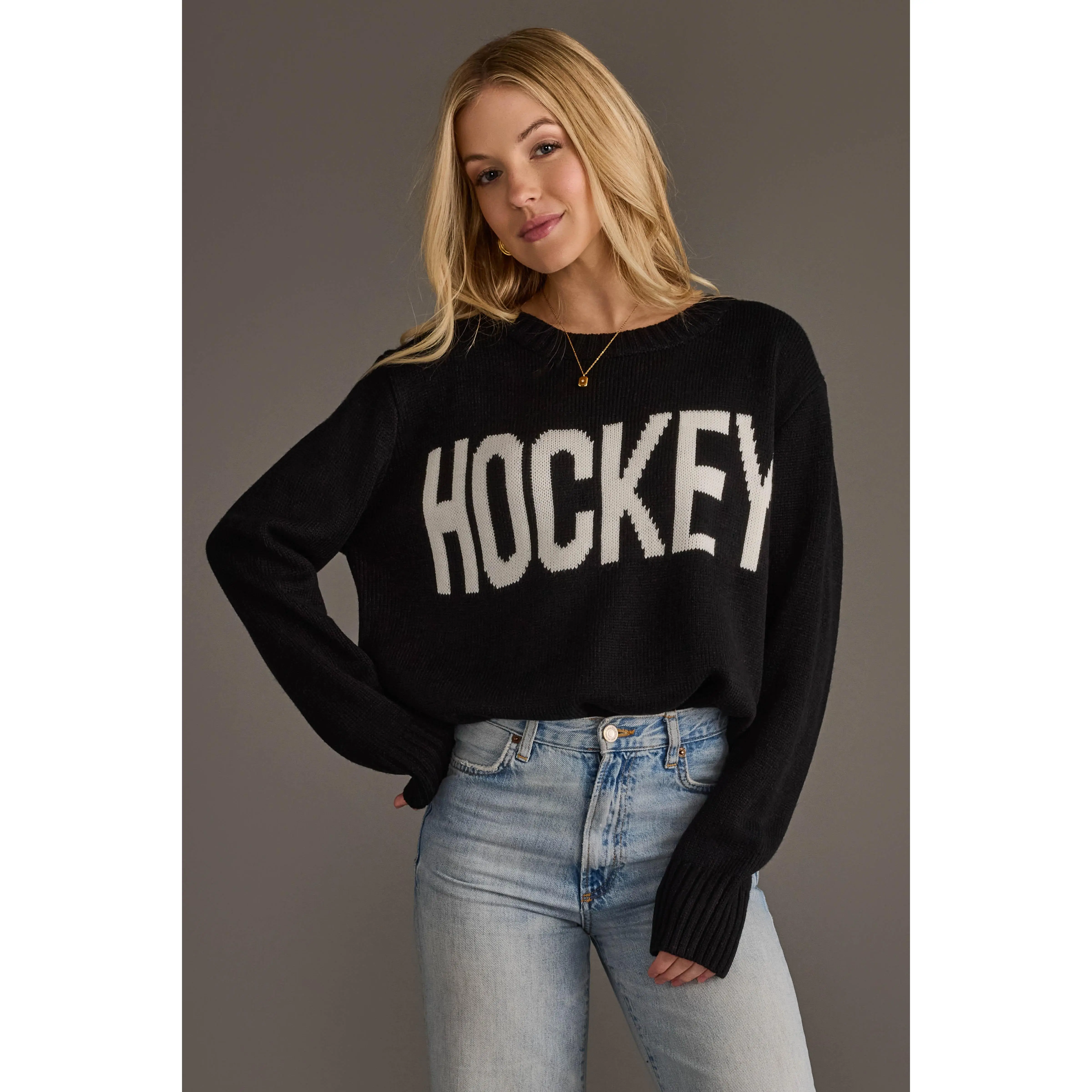Black Hockey Sweater Black Hockey Sweater