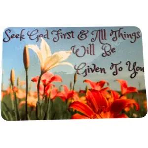 Seek God Magnet - Elegant Design for Spiritual Reflection and Faith - Ideal for Home and Personal Use Decor Magnetic