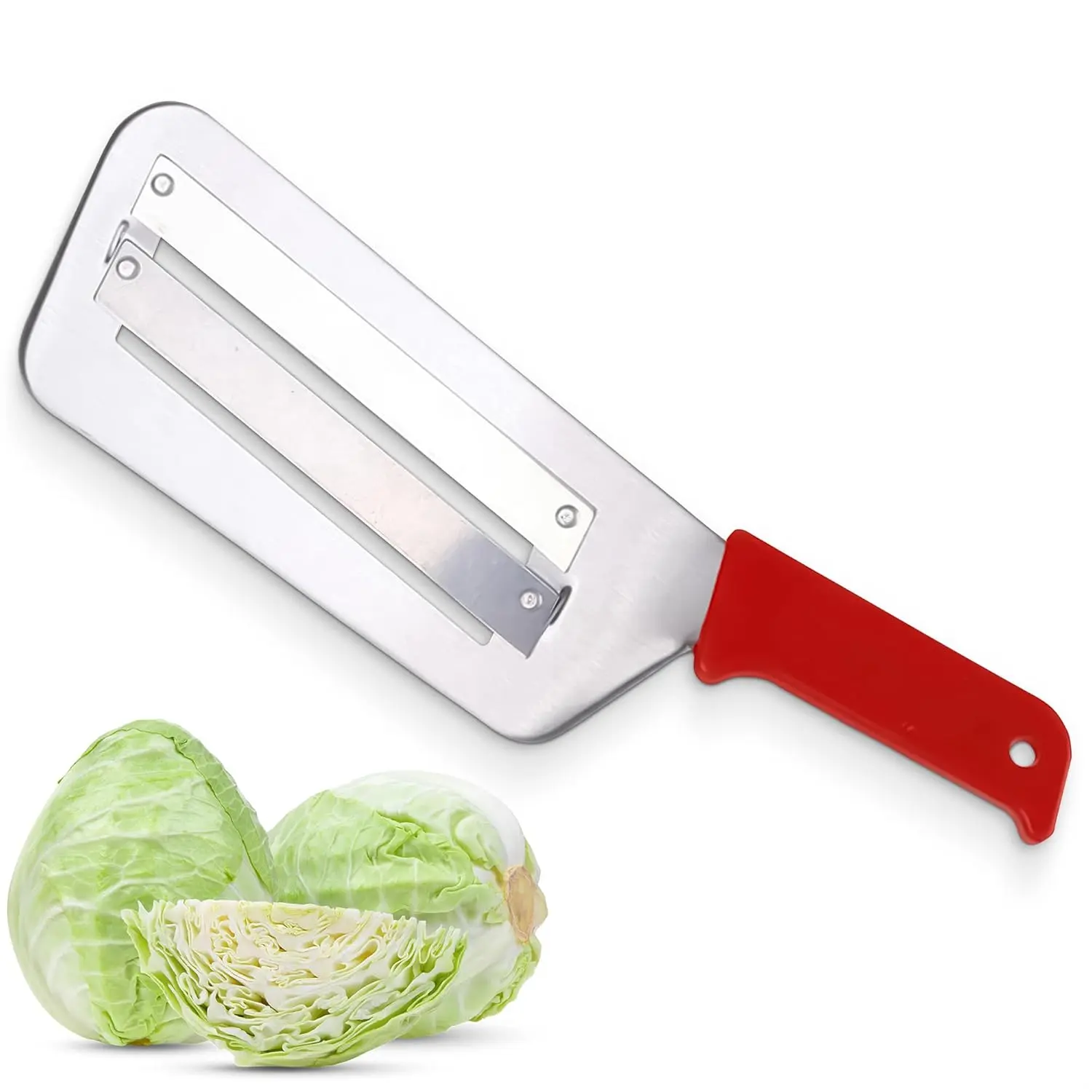 Cabbage Shredder Kitchen Grater Slicer - Stainless Steel Shredder for Cabbage & Lettuce - Ideal for Cabbage Slaw & Coleslaw