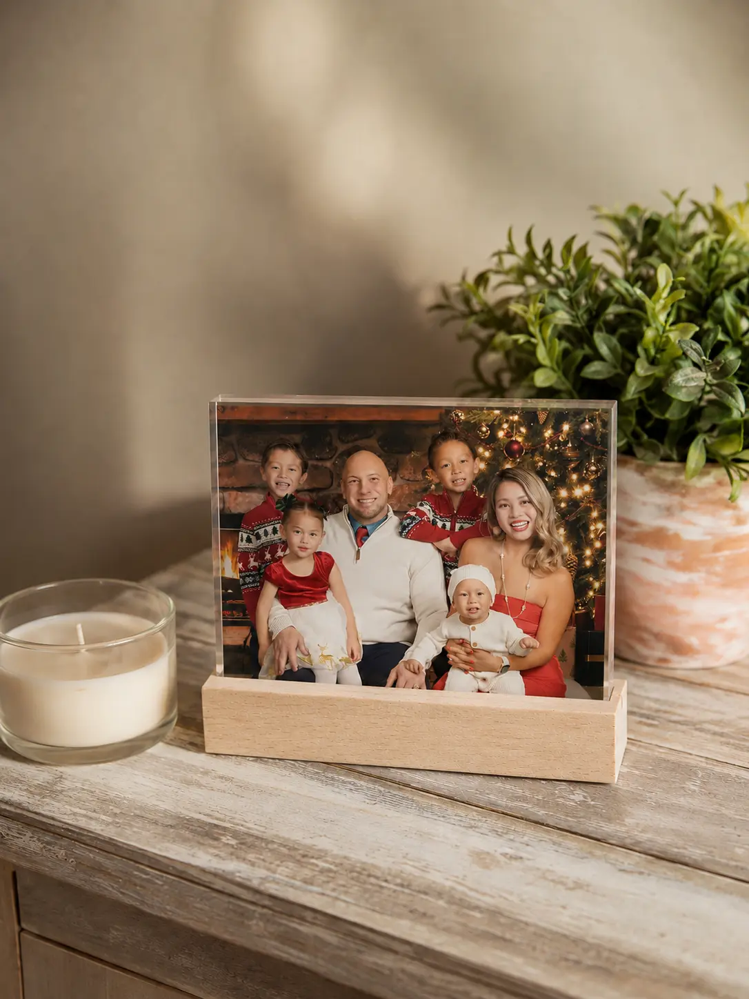 Custom Acrylic Clear Photo Block, Personalized Picture Frame, Family Photo Gift, Personalized Photo Present, Picture Gifts, Anniversary Gift