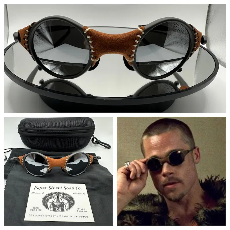 Oliver Peoples M02 Paperstreetshade Fight Club Tyler Durden NEW Costume 523 Mars Brad Pitt Costume - Menswear, Clothes