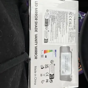 Car LED Makeup Mirror Sun Visor, Portable High-Definition Clear-View Car Mirror, 1 Count Car Accessory for Easy Application