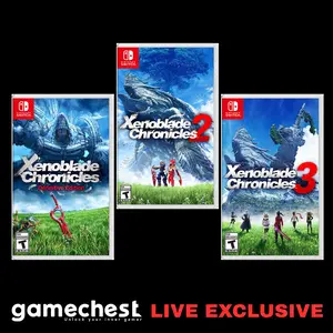 Xenoblade Chronicles: Definitive Edition, 2 & 3 Game Bundle - Nintendo Switch (Region Free)