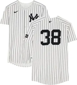 Devin Williams New York Yankees Game-Used #38 White Pinstripe Jersey vs. Toronto Blue Jays on October 8, 2025 - Fanatics Authentic Certified