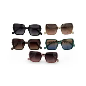 #33-C5370 CICI Sunglasses Premium Vintage Square Sunglasses for Women and Men