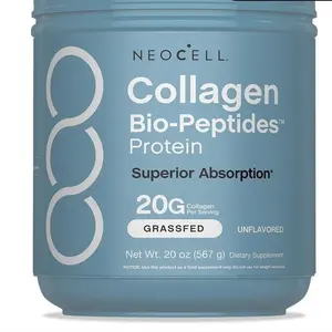 NeoCell Collagen Peptides Powder 20oz, Grass-Fed Hydrolyzed Collagen Protein Supplement Infused with 18 Essential Amino Acids, Supports Skin Hair Nail Joint & Gut Health, Unflavored Daily Drink Mix Dietary Vitamin Edible Optimum