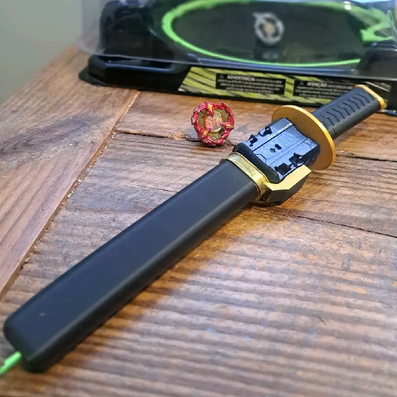 Samurai Saber Riptana Grip Beyblade X Launchers & Ripcord
