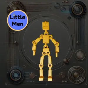 3D Printed Articulated Robot Fidget Toy | Exclusive Stress Relief Sensory Toy for Kids & Adults | ADHD Anxiety Desk Toy | Fun Collectible