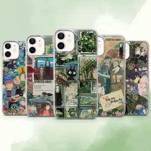 Studio Ghibli Collage Compatible with iPhone 11, 12, 13, 14, 15, 16, 17 & more – check our available sizes