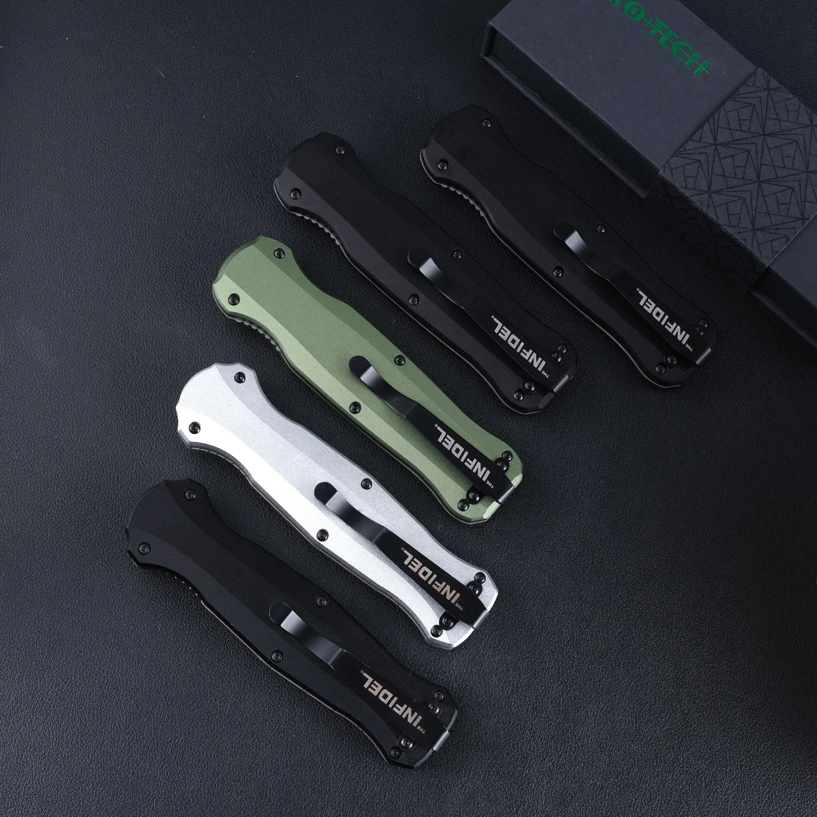 Outdoor portable folding knife, pure aluminum handle, D2 high hardness corrosion-resistant steel, outdoor fishing and camping EDC tool, portable tool, best gift.