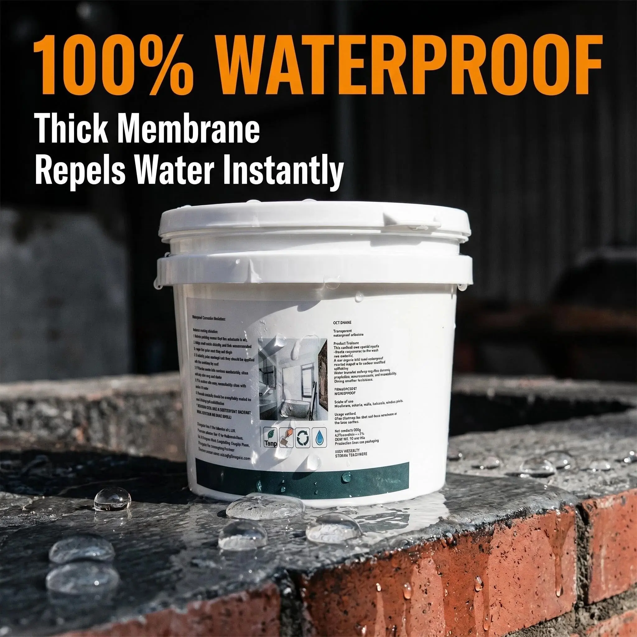 Transparent Waterproof Magic Coating Adhesive Seal - Easy-Operation Durable Coating Pack for Concrete/Tile Leak Repairs, DIY Apply Outdoor Repair Glue for Roofs, Chimneys, 500G proteccion contra agua