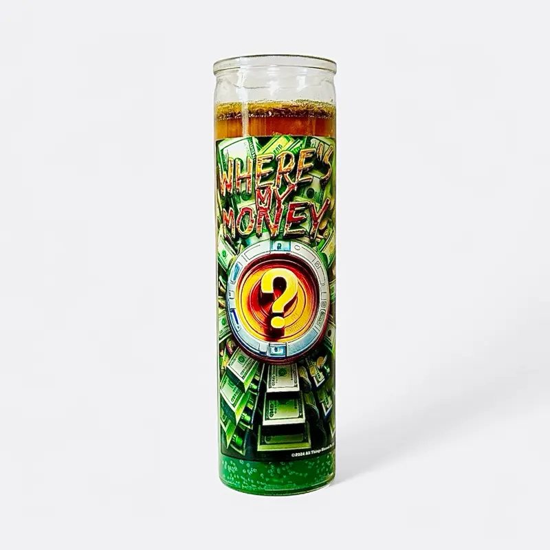 Where's My Money Candle - for Attracting Money | Helps Get Money Back from Friends, Family, or Ex