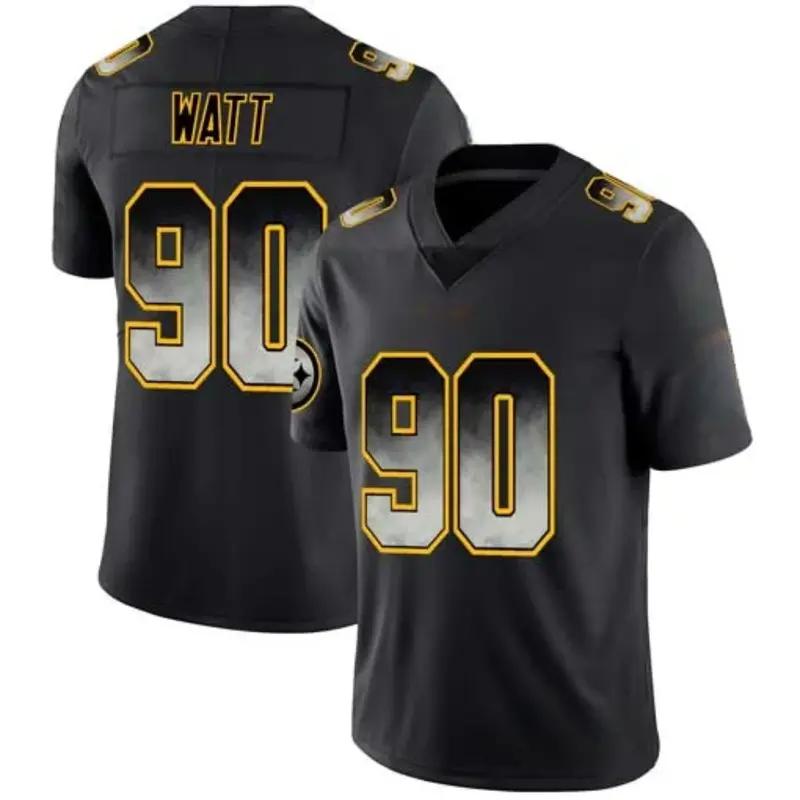 T.J. Watt #90 Black Jersey Shirt