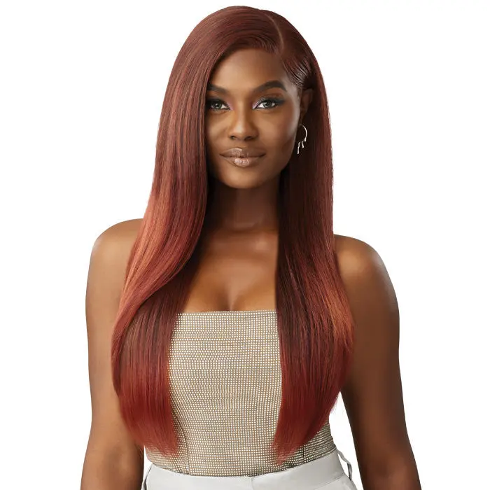 Outre Melted Hairline Swirlista Glueless Synthetic 5" Deep Parting HD Lace Front Wig - SWIRL 101
