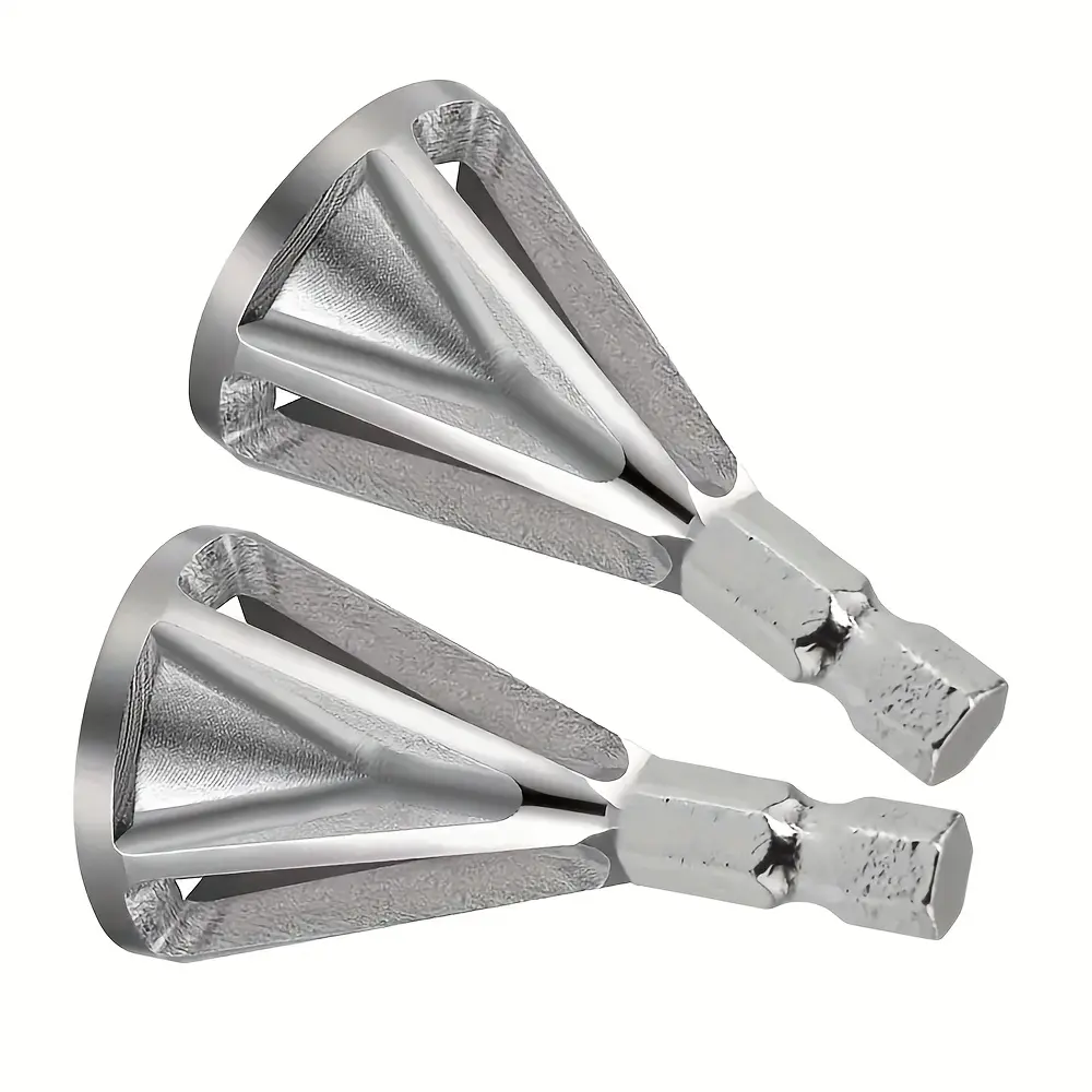 Durable Steel External Chamfering Drill Bit, Chuck-Compatible Home Supplies Accessory for Metal Deburring, Beveling, Ideal for DIY, summerwins