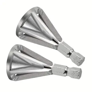 External Chamfering Tool for Drill – Metal Deburring and Beveling Tool,Chuck Compatible Drill Bit for Removing Burrs,Repairing Damaged Bolts,Smoothing Edges,Durable Steel Grinding Tool for Electric Drill,DIY,Automotive,Workshop Use