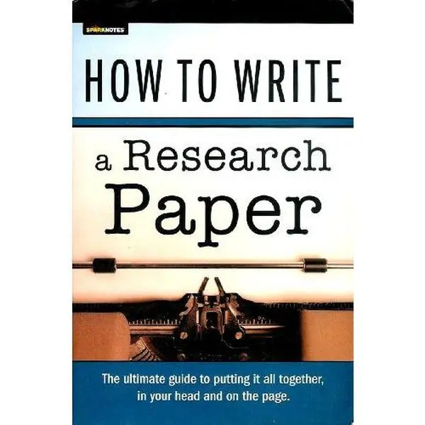 USED Book - How to Write a Research Paper by SparkNotes (Paperback) - english