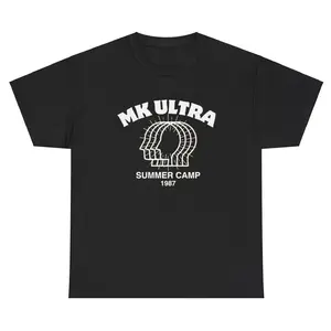 MK Ultra Summer Camp 1987 T Shirt Funny Political CIA Conspiracy Humor Silly Tee