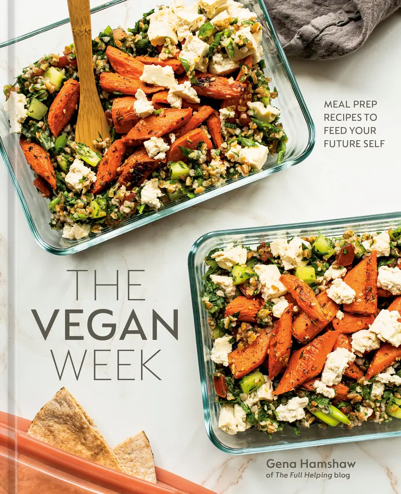 USED Hard Cover Book - The Vegan Week: Healthy, Easy Prep Vegetarian Meals Cookbook with Great Taste by Gena Hamshaw (English)