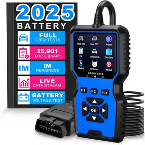 OBD2 Scanner Tool, Upgraded V519  Code Reader for Check Engine Light Clear Fault Codes, Live Data Professional OBDII Scan Tool for 1996 OBD2 Protocol , Blue