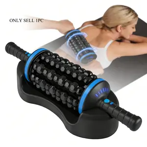 Portable Rolling Massage Instrument, Home Fitness Roller Massager, Deep Tissue Muscle Massager, Muscle Roller Stick, Back Roller, Rechargeable Leg Roller, 5 Speeds