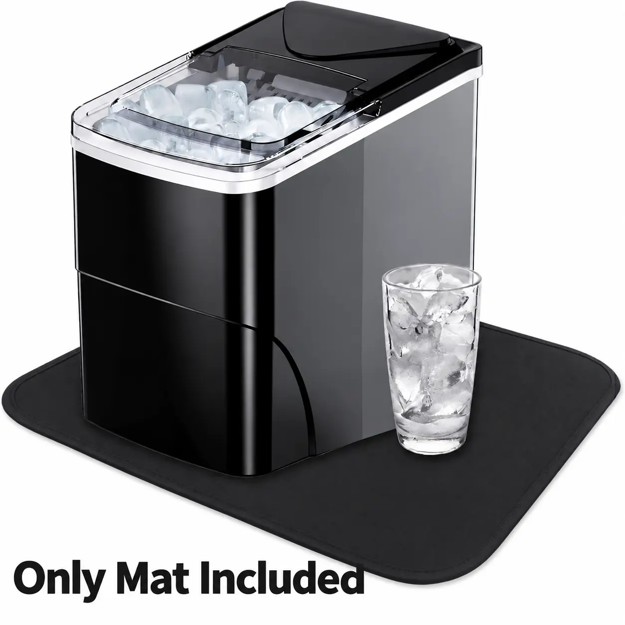 Ice Maker Mat for Countertop, Absorbent & Waterproof Kitchen Appliance Mat, Non-Slip Sliding Mat for Ice Maker Machine MAT only