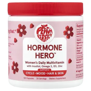 Peach Perfect Hormone Hero™, Women's Daily Multivitamin, 120 Capsules