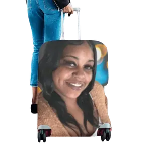 Custom Luggage Cover - Personalize Luggage Cover for Travel - Customizable Design for Easy Access