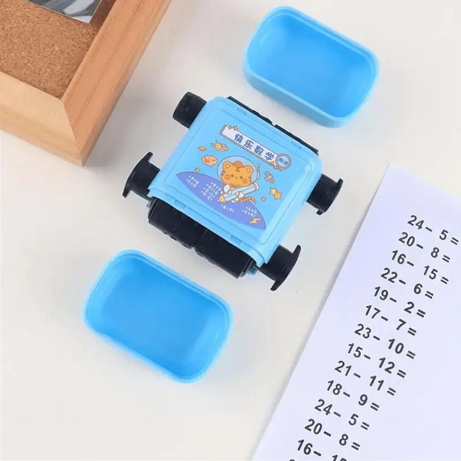 Abs Math Addition Subtraction Multiplication Division Teaching Stamp, Random Arithmetic Tool for Elementary School Students, School Supplies Gift, Office Supplies