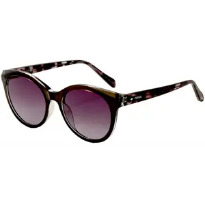 Fossil Women's 53 Crystal Green Sunglasses FOS3146GS-00OX-9O