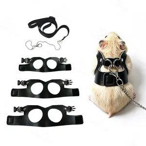 3pcs/Set S/M/L Hamster Squirrel Harness & Leash Escape Proof Outdoor Walking 3pcs/Set S/M/L Hamster Squirrel Harness & Leash Escape Proof Outdoor Walking