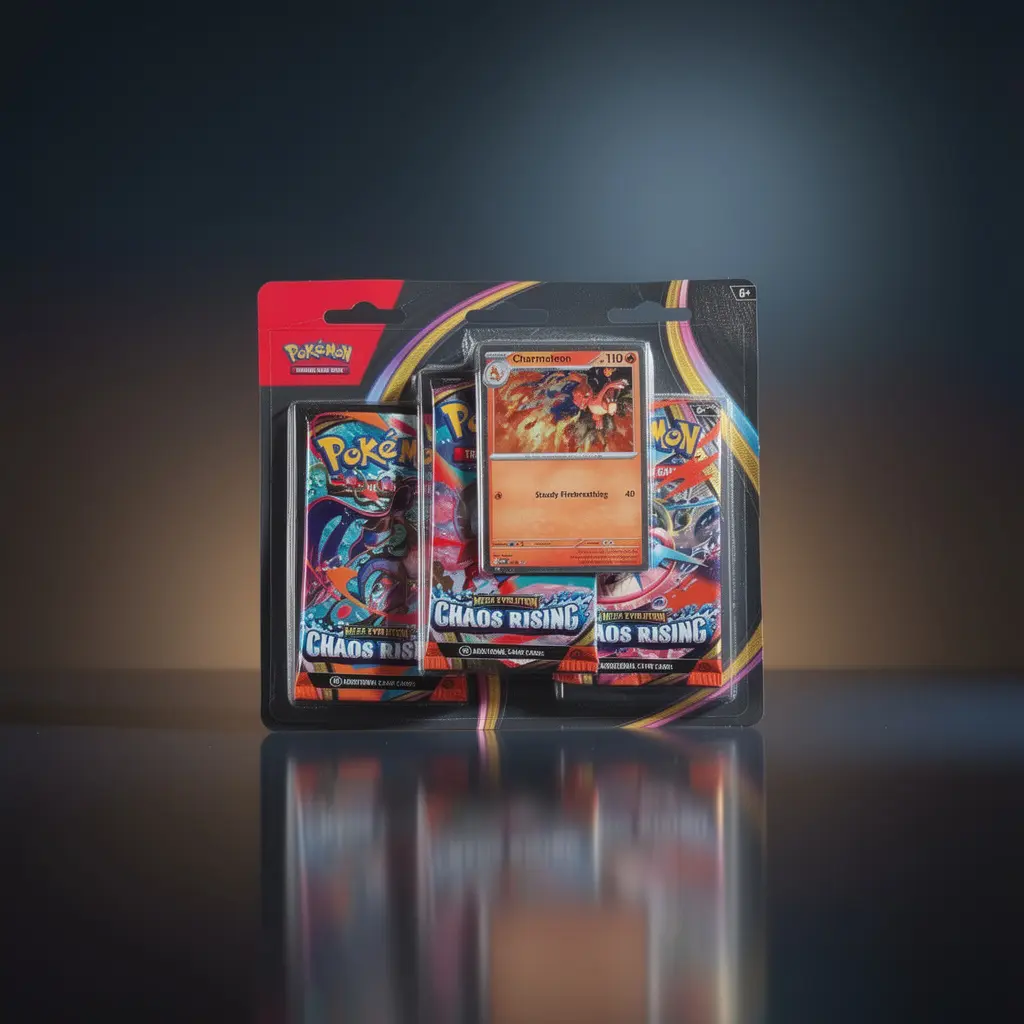 Mega Evolutions: Chaos Rising 3 Pack Blister Charmeleon