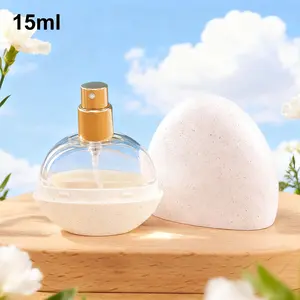 1pc spray bottle cosmetics press spray bottle fine fog glass perfume bottle perfume water bottling -15ML