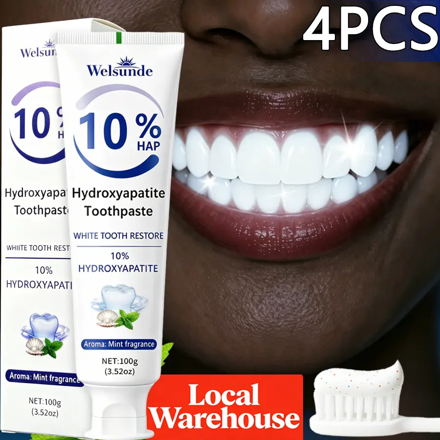 Gentle Effective Remineralizing Toothpaste - Oral Cleansing & Hygiene Product, Teeth Stain Cleaner, Enamel Repair Alternative, Mint Fragrance for Daily Use & Pearly Whites