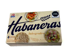 Galletas Habaneras de Gamesa Integrales 468 g | Habaneras Gamesa Whole Wheat Crackers 468 g / 4 Rolls
