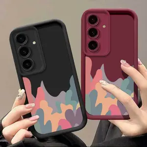 1 Piece Colorful Oil Protection For Samsung A13 5G A13 5G Silicone Case Featuring Lightweight For Fashion