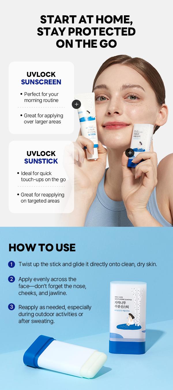 [ROUND LAB] Birch Juice Moisturizing Sunscreen_OTC version_50ml Skincare Facial Moisturizing Hydrating Suncare UV Protection